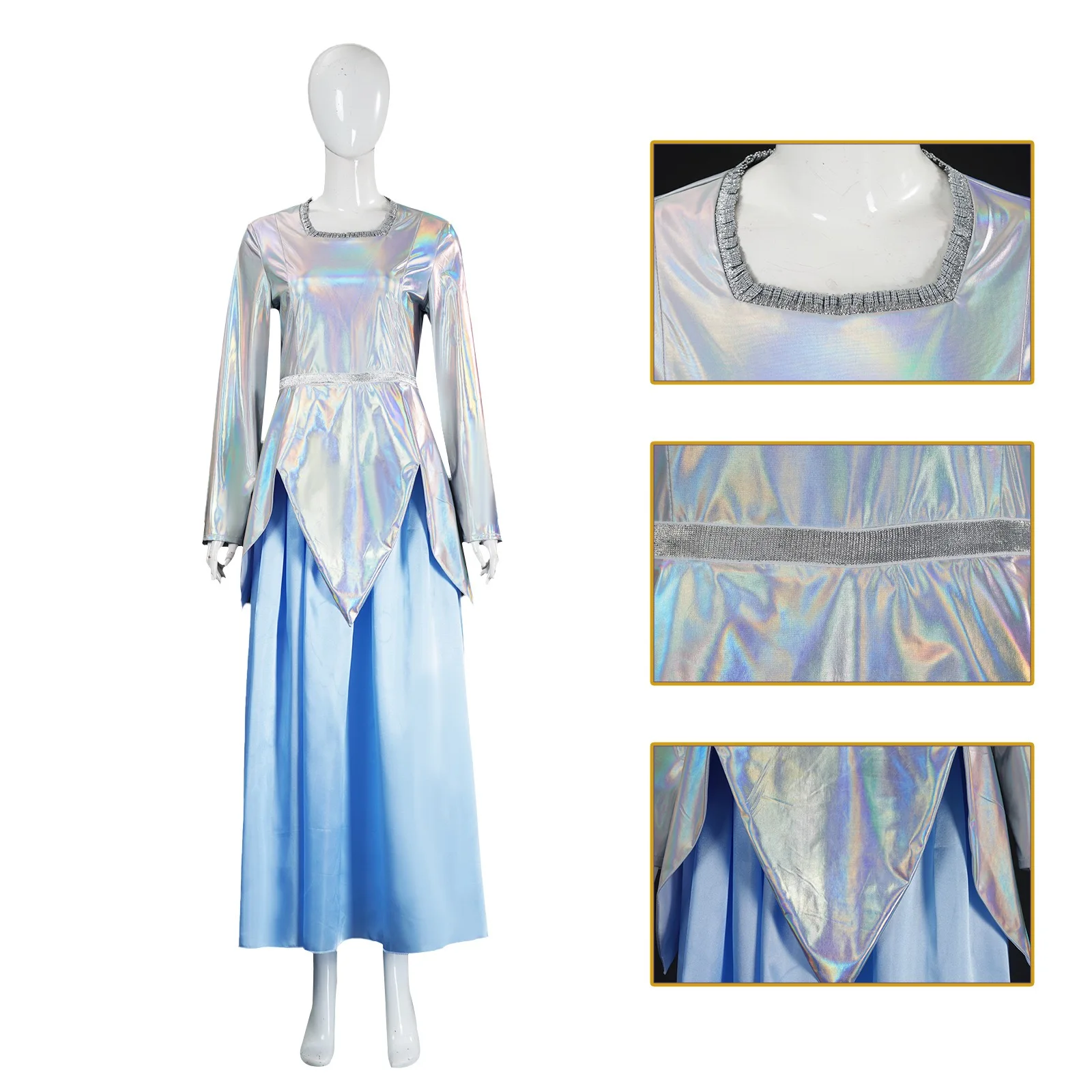 

Godmother Cosplay Sherk Costume Fairy Adult Woman Monster Halloween Carnival Party Clothing