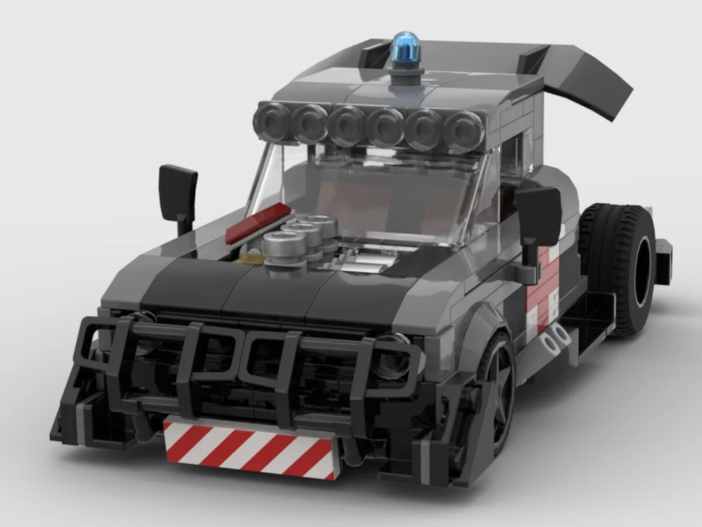 

2024 Dodge Drag Car City Speed Champions Racer Cars Sports Vehicle Building Moc Blocks Creative Garage Toys Christmas Child Gift