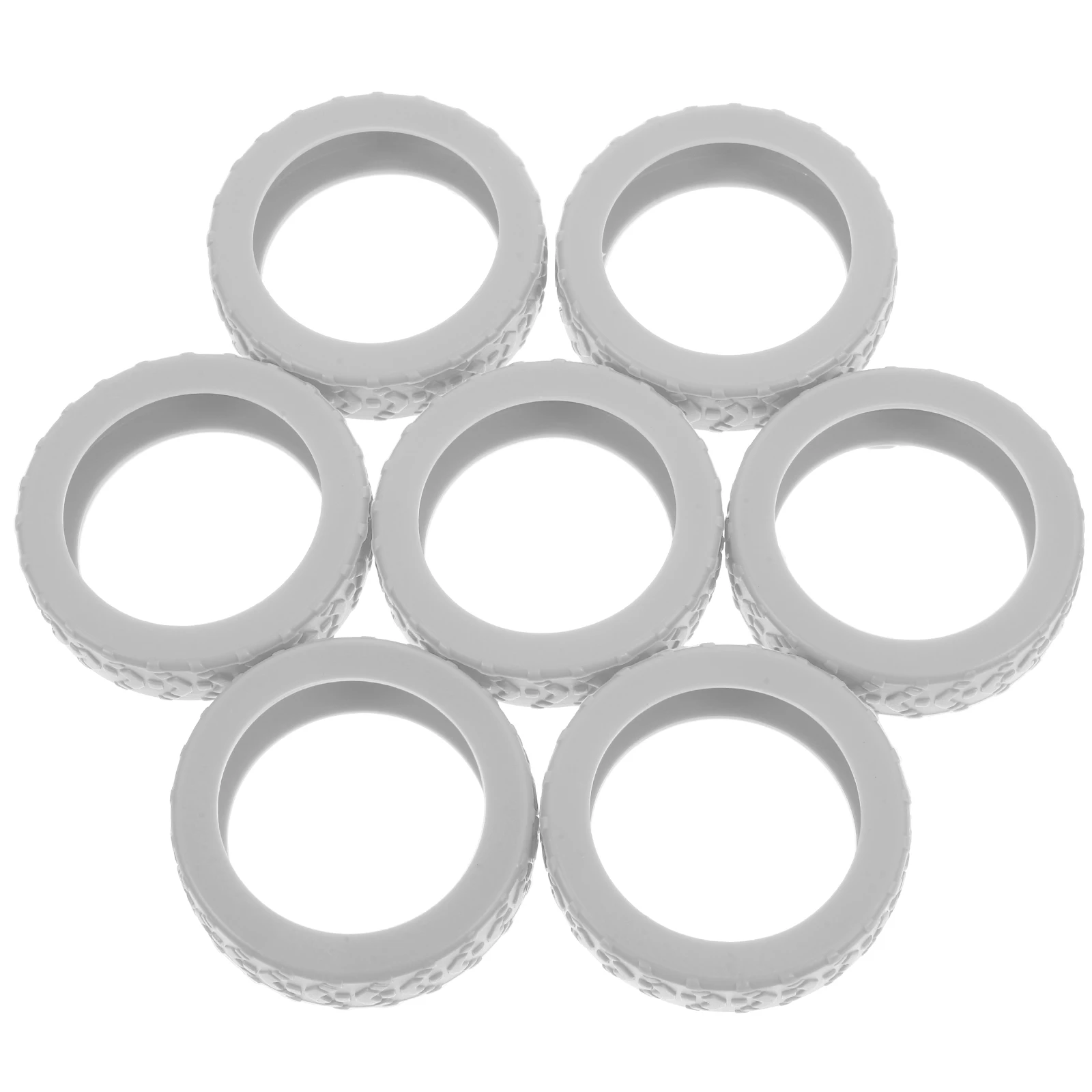 

8 Pcs Suitcase Wheel Covers Silent Silicone Luggage Protectors Floor Caster Cover Pad Long Lasting Easy Modern