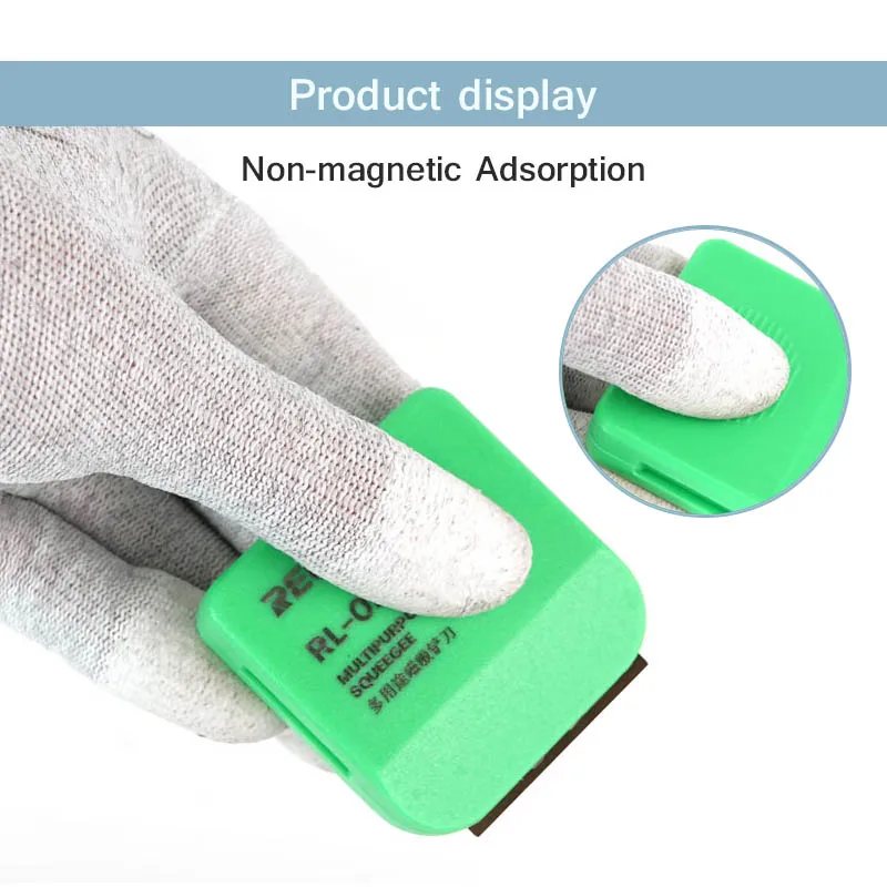 RELIFE RL-023B Lâmina De Desmontagem Multifuncional LCD, Forte Magnético, Multipurpose OCA Glue Remoção Rodo