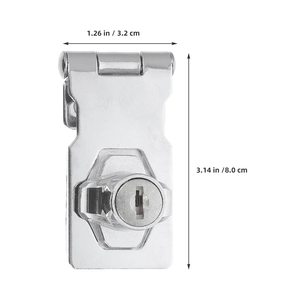 1Set Thickened Metal Cabinet Door Lock for Glass Showcases Security Lock for Retail Counters Wine Cabinets Home Storage Doors