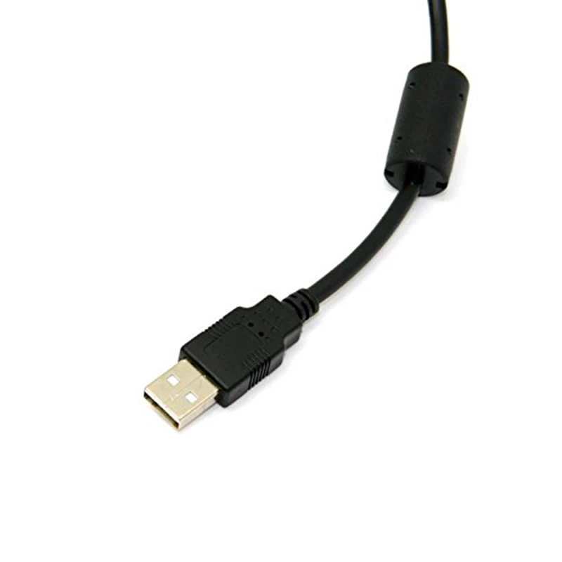 كابل بيانات بزاوية قائمة على اليمين من نوع USB صغير للذكور ، 90 درجة إلى USB ، ذكر ، EMI ferrit Core ، 5 أمتار