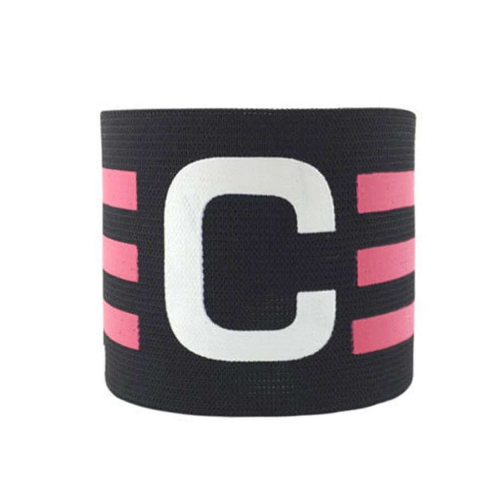 

Football Armband Durable Nylon Colorful Football Armbands Soccer Team Sports Arm Band For Men Women Black Red