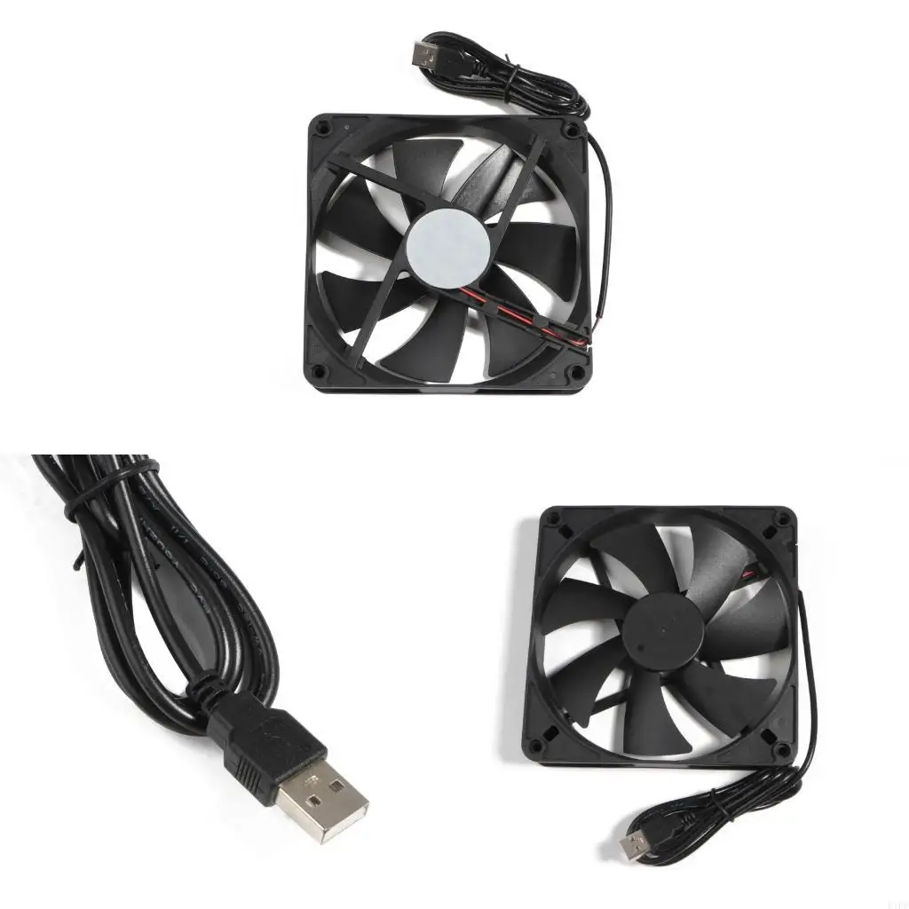 E1PF CPU Cooling Fan 140x140mm Server- USB CPU Cooler Radiator CPU Cooling Fan Replacement