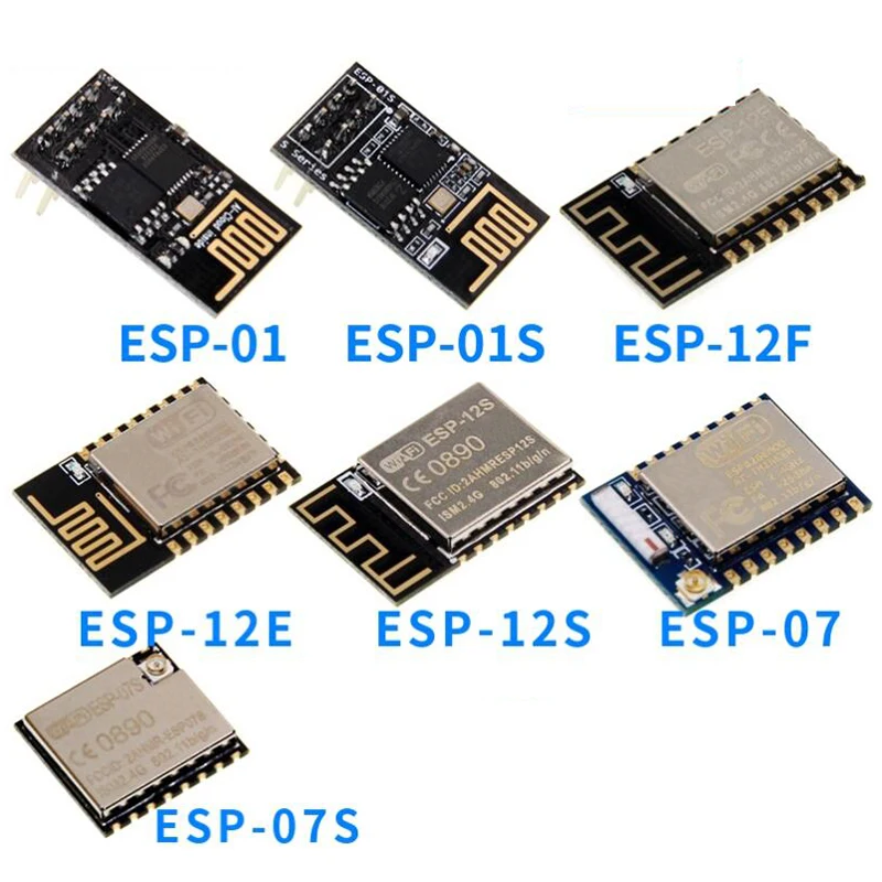 ESP8266 ESP-01 ESP-01S ESP-07 ESP-12E ESP-12F ESP-32 ESP-32S Serial WIFI Wireless Module Wireless Transceiver 2.4G For Arduino