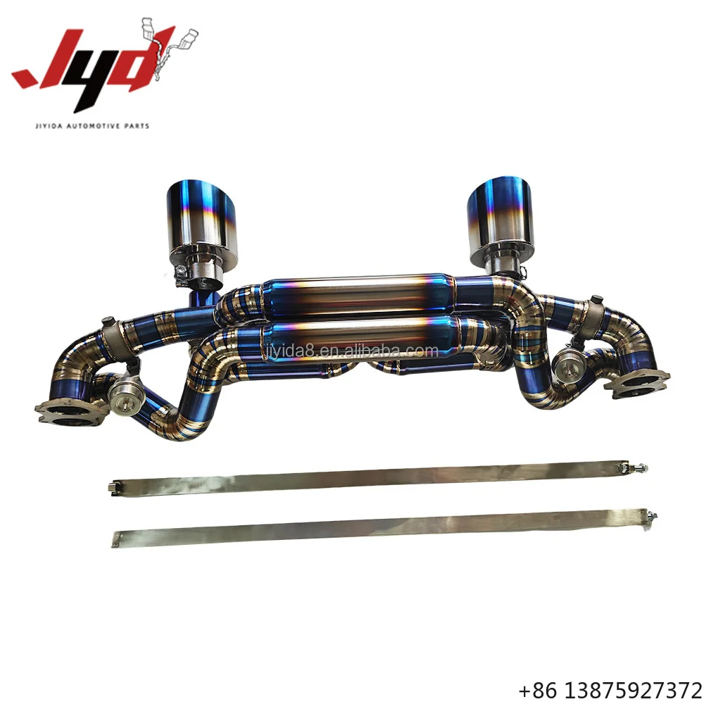 

Performance Titanium Exhaust Valvetronic Catback System with Remote Control for 718 and GT4 Boxster 2017-2020