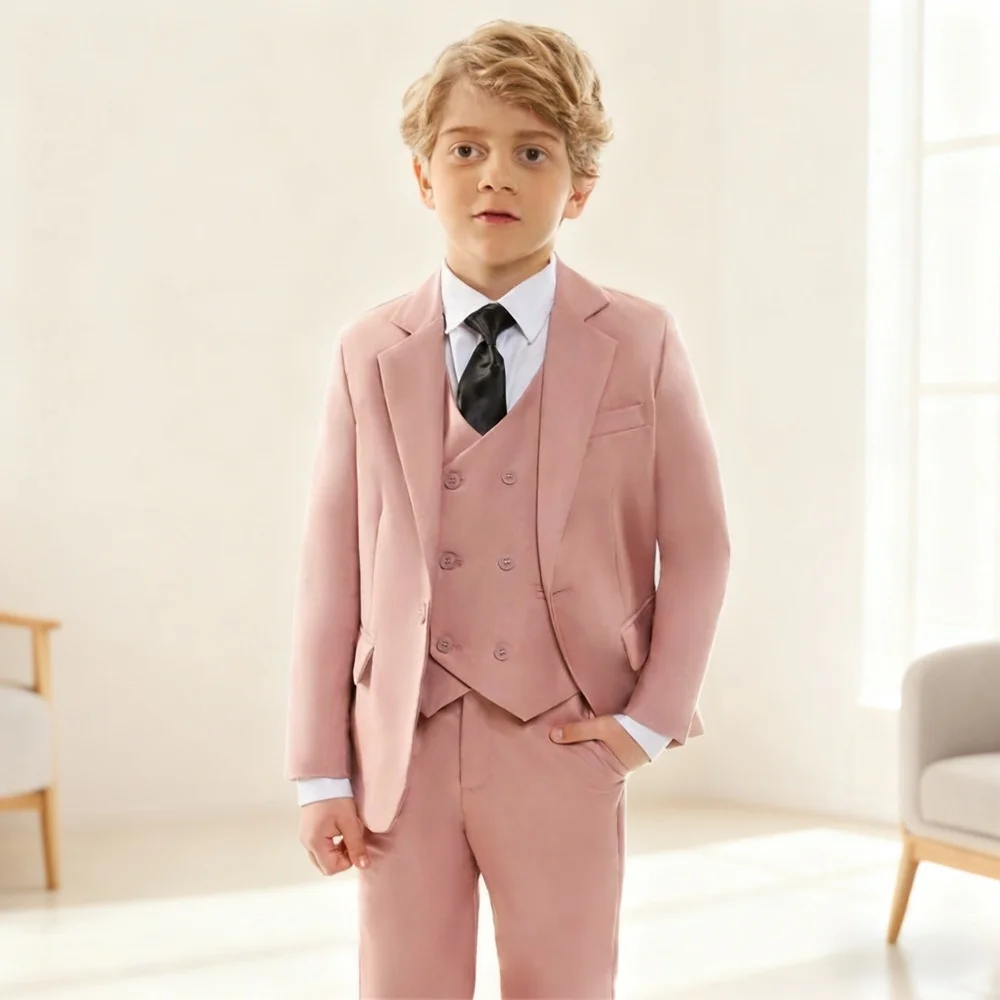 

Fast Delivery Smooth Slim Fitting Graduation Ceremony Set Four Pieces Suit Classic Party School Performance Costumes