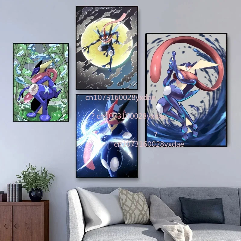 poster-classico-de-personagem-de-anime-pokemon-greninja-para-decoracao-de-quarto-infantil-pintura-presentes-de-feriado-para-criancas