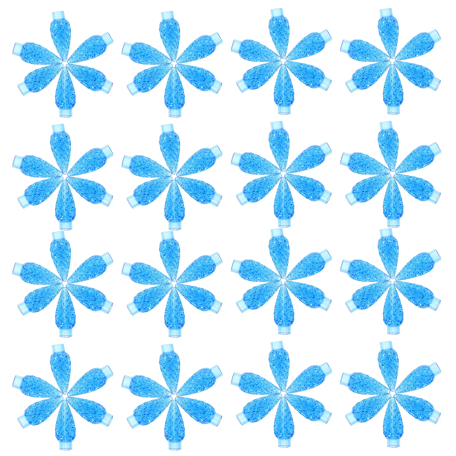 

100Pcs Blue Nut Pendant String Light Bulb Covers Durable Decorative Replacement Covers for Indoor Outdoor Christmas Lights