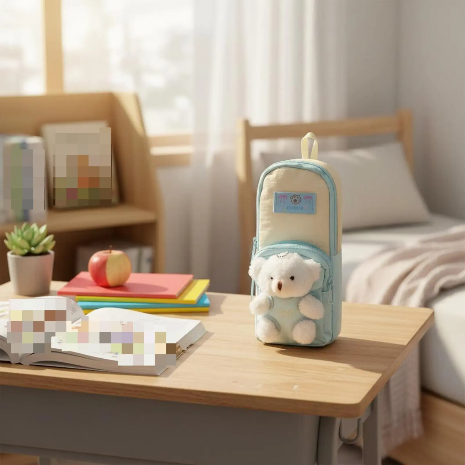 

Мягкий пенал-игрушка Тедди: милый, эстетичный, портативный, в виде куклы-животного