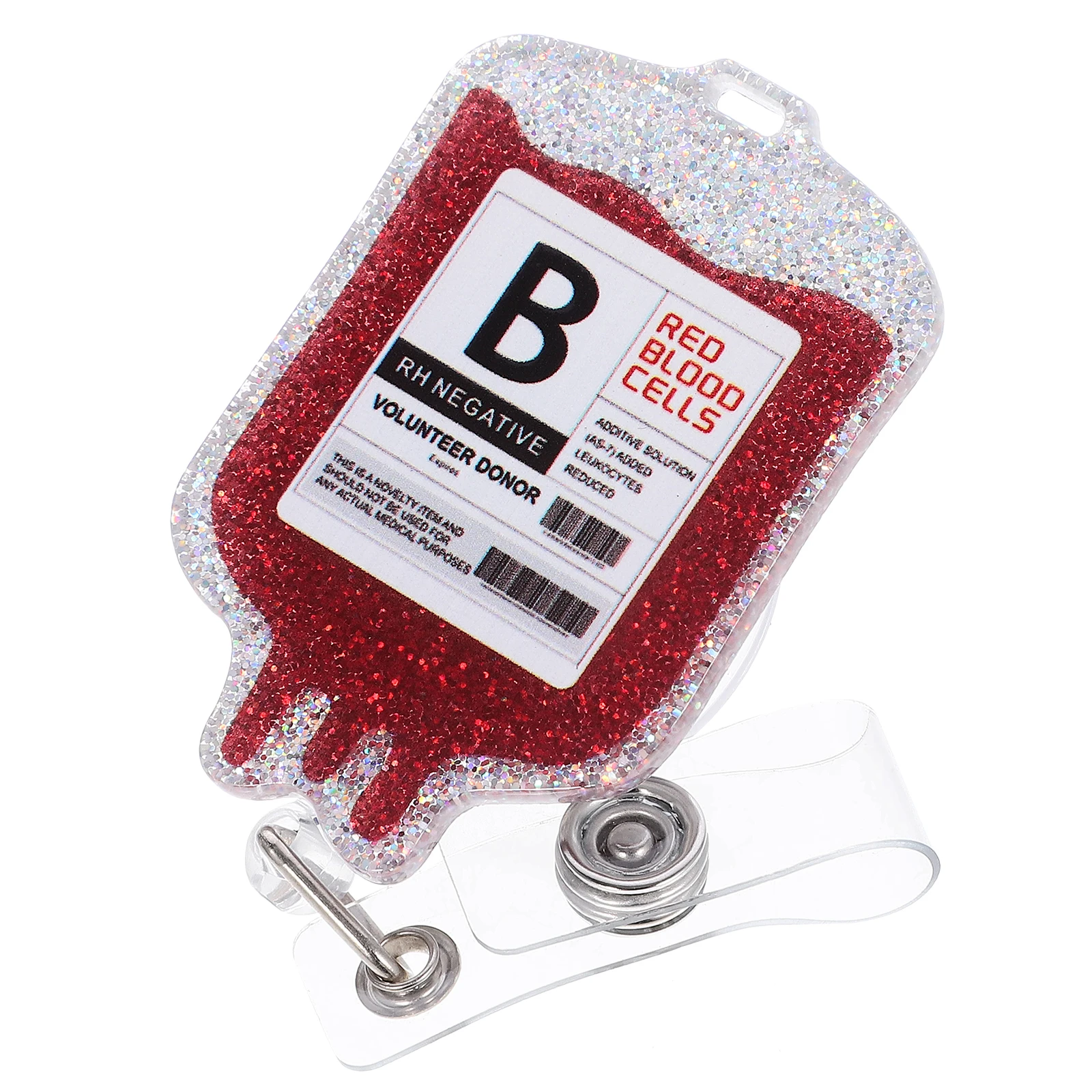 

Portable Cartoon Nurse Badge Reel with Sturdy Acrylic Material for Office Workers Employees Nurse Badge Reel Name Tag Holder