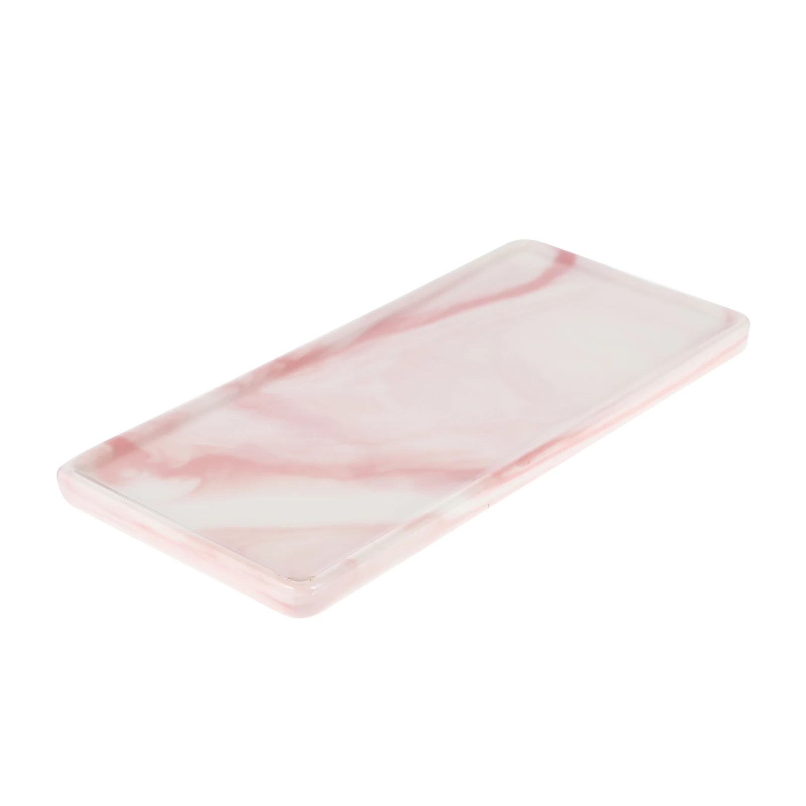 

Organizer Decorative Tray Small Bathroom Vanity Skincare Trays for Dressers Ceramic Perfume Storage