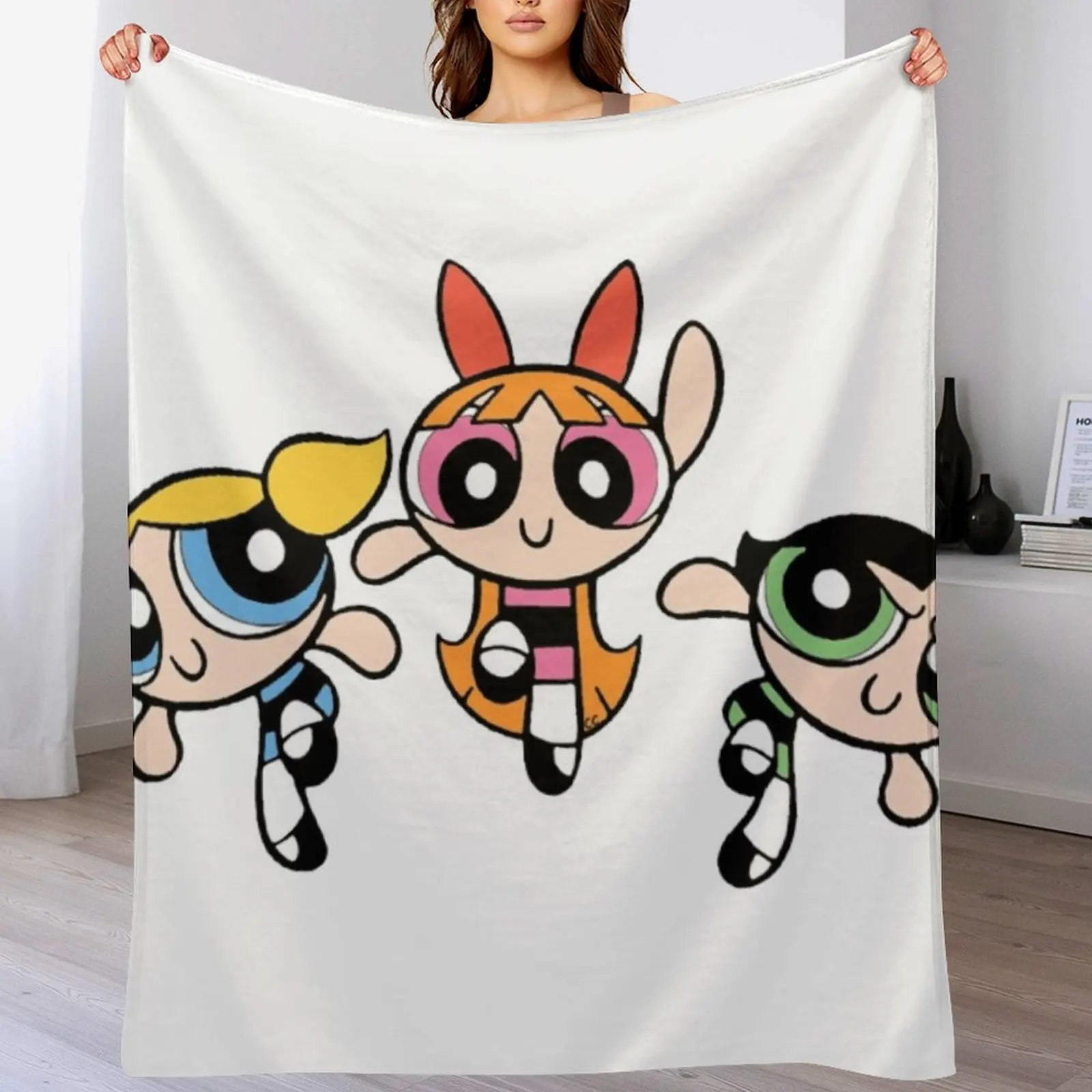 Powerpuff girls Throw Blanket