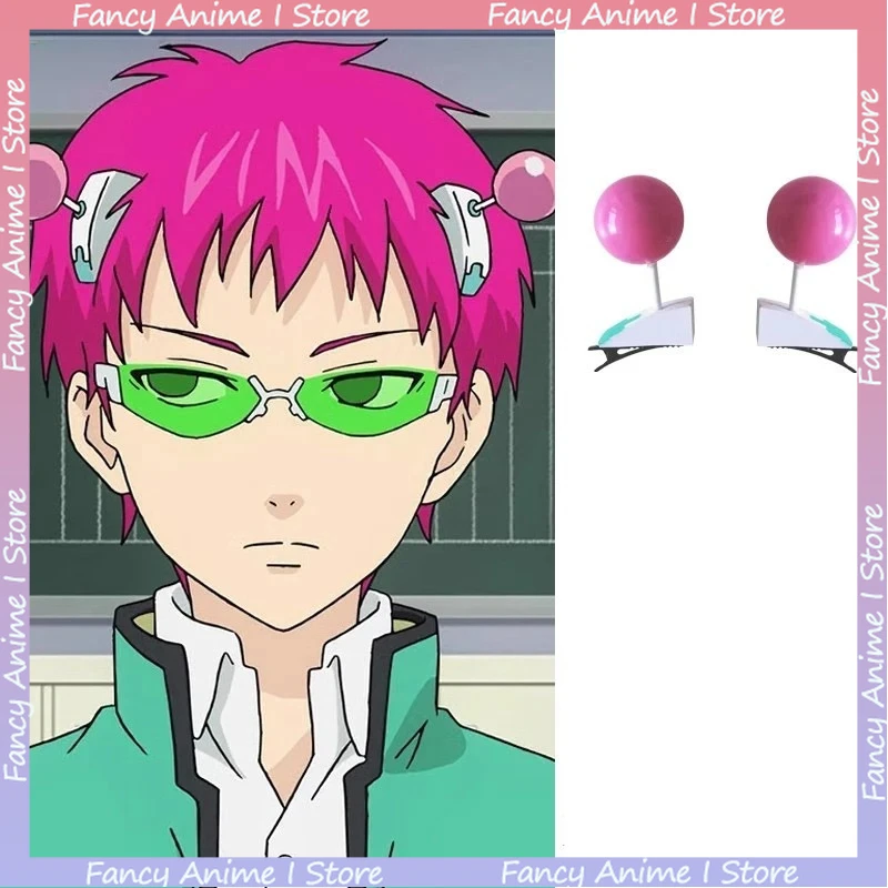 Accesorios para el Cabello de Saiki Kusuo, Horquillas y Pinzas para el Cabello, Cosplay del Anime La Vida Desastrosa de PSI Saiki K. Kusuo