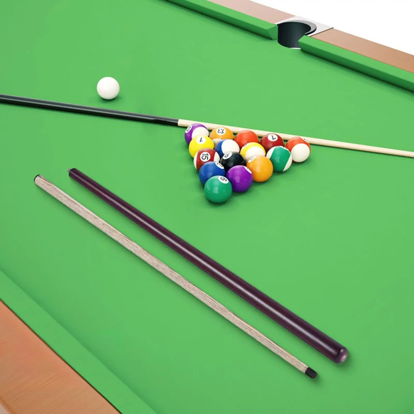 1/2 Split Pool Cue 57.09inch Long Snooker Pool Cue for Enthusiasts Women Men