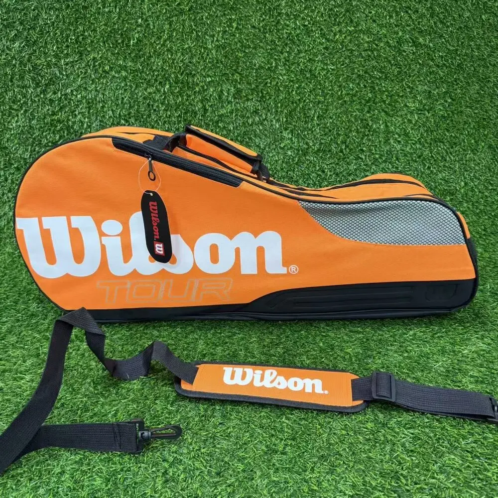 Wilson Large Capacity Outdoor Waterproof Badminton Tennis Racket Bag Golf Bag  Put Sneakers Sports Equipment Shoulder Sports Bag