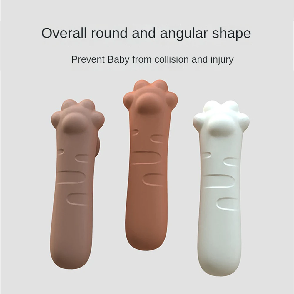 Silicone Door Handle Protective Cover Children Bedroom Door Protection Sleeve Anti-collision Door Stopper Safety Baby Protection