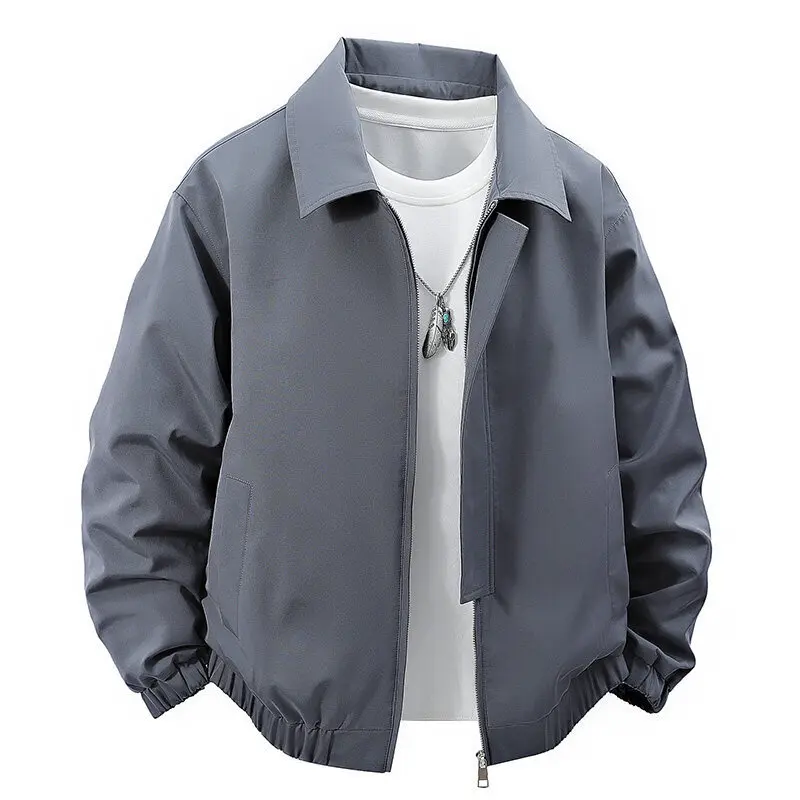 

Новая мужская весенне-осенняя куртка-карго, верхняя трендовая мужская повседневная куртка с длинными рукавами, большие размеры