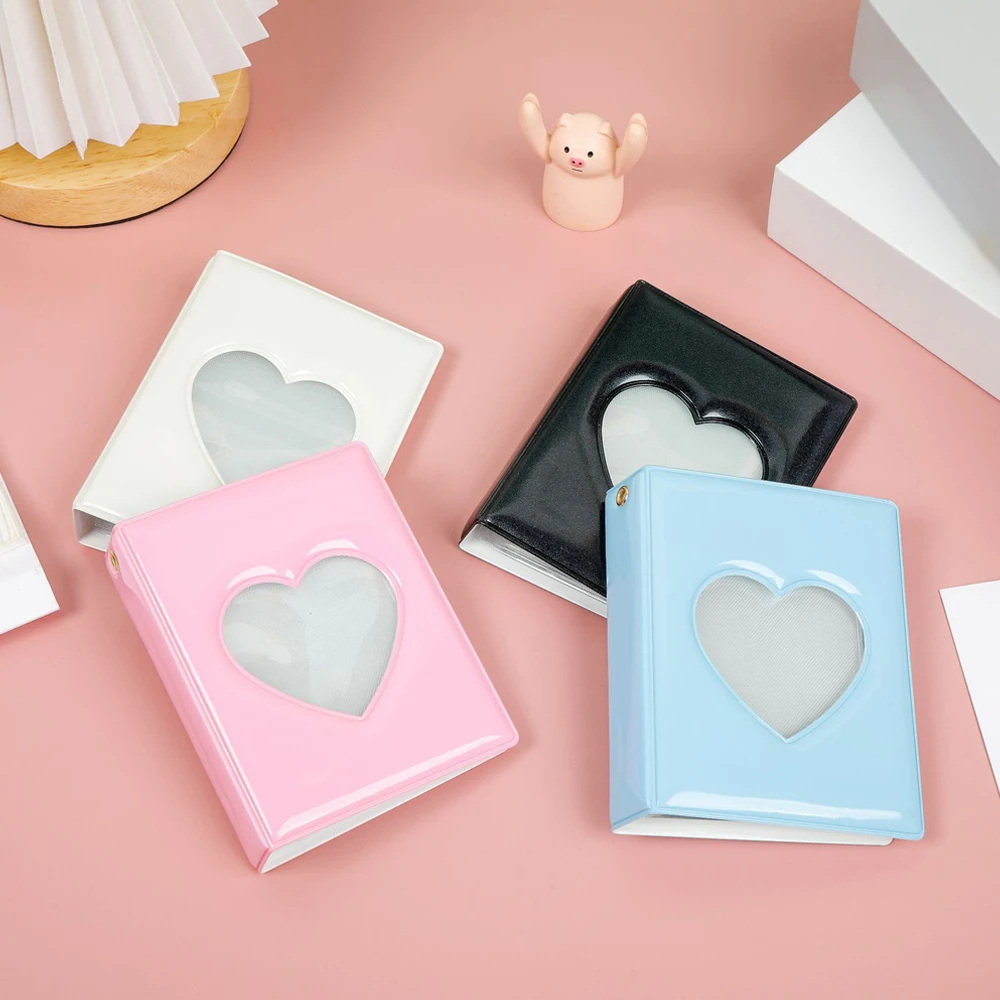 Pictures Storage Case Idol Star Chasing 32 Pockets 3 Inch Mini Wholesale Home Accessories Tools Photocard Holder Solid Color