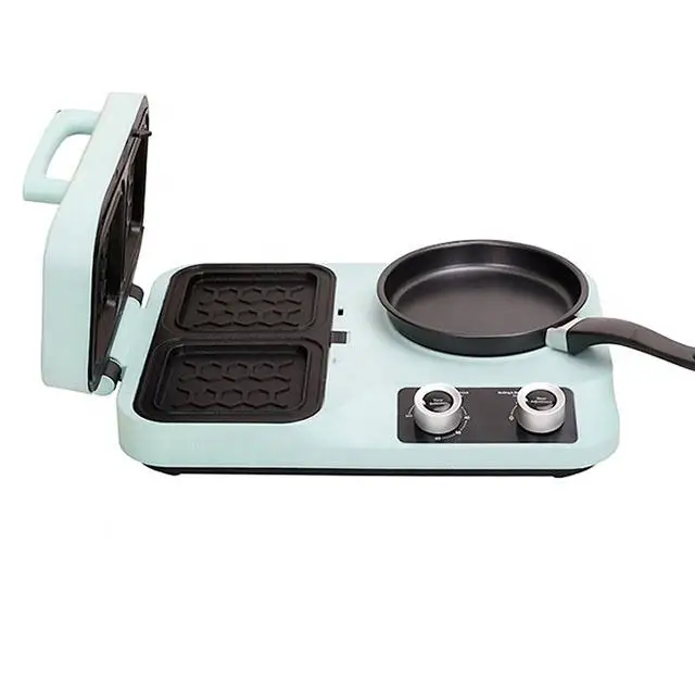

3 in 1 Electric Steel Stain Breakfast Machine Multi Function Maker Electric Household Multi-function Sandwich Maker