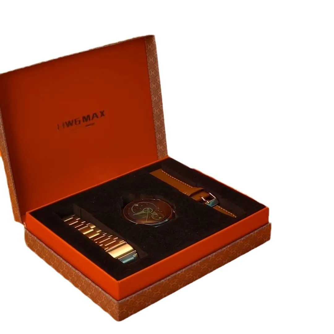 HW6MAX สมาร์ทวอทช์บลูทูธโทร 3D หน้าจอโค้ง SmartWatch โทรศัพท์นาฬิกากีฬา