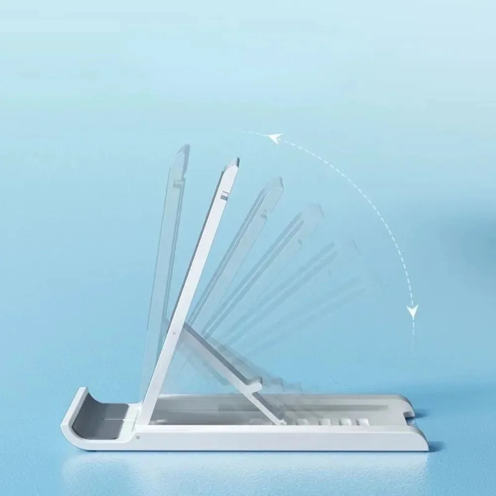 Portable phone stand, adjustable desktop stand, multifunctional foldable universal phone and tablet stand