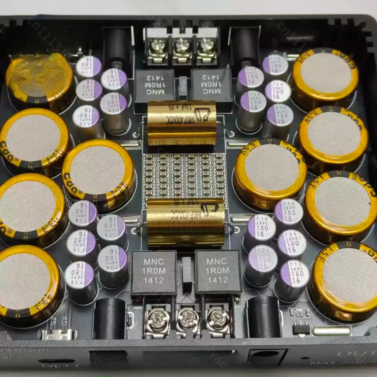 V2 Flagship HiFi Audio Purification Processor Aluminum Alloy Shell DC2.1 DC2.5 Power Port Compatible