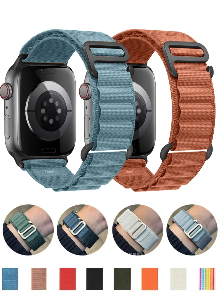 【セール中】オリジナルアルパインストラップ Apple Watch Ultra 3 バンド 49mm 45mm 44mm 41mm 42mm 40mm ブレスレット correa iwatch シリーズ 11 10 9 8 7 SE 6対応