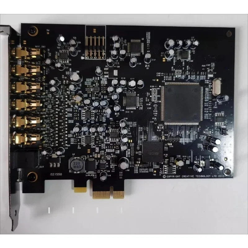 SB1550 7.1 PCIE Internal Sound Card, Desktop Audio Card for Live Streaming Karaoke Gaming (90% new)