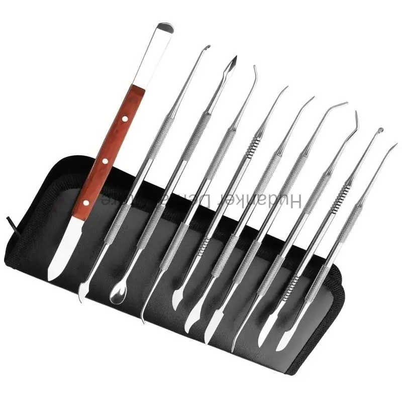 Dental Wax Carver & Mixing Spatula Knife - Stainless Steel Teeth Wax Carving Kit | Professional Dentist Tools & Dental Instrumen