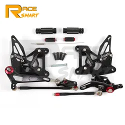 For MV AGUSTA Brutale 675 800 2012-2016 2013 2014 2015 Motorcycle Adjustable CNC Footrests Pegs Rear Rearset Pedal Accessories
