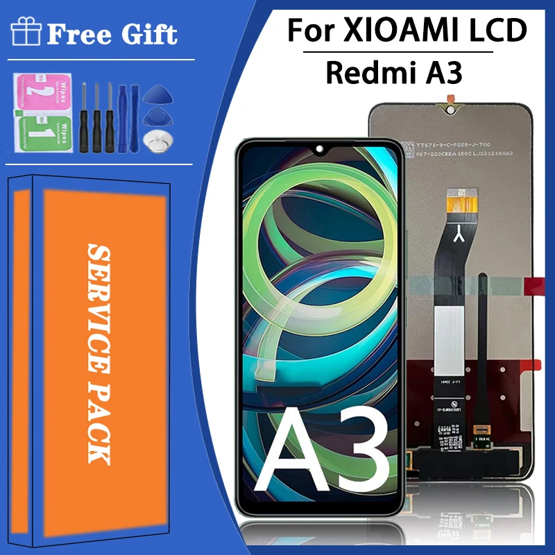 6. 71“AAA+ For Xiaomi Redmi A3 Lcd Display Touch Screen Digitizer Assembly For Redmi A3 23129RN51X Display