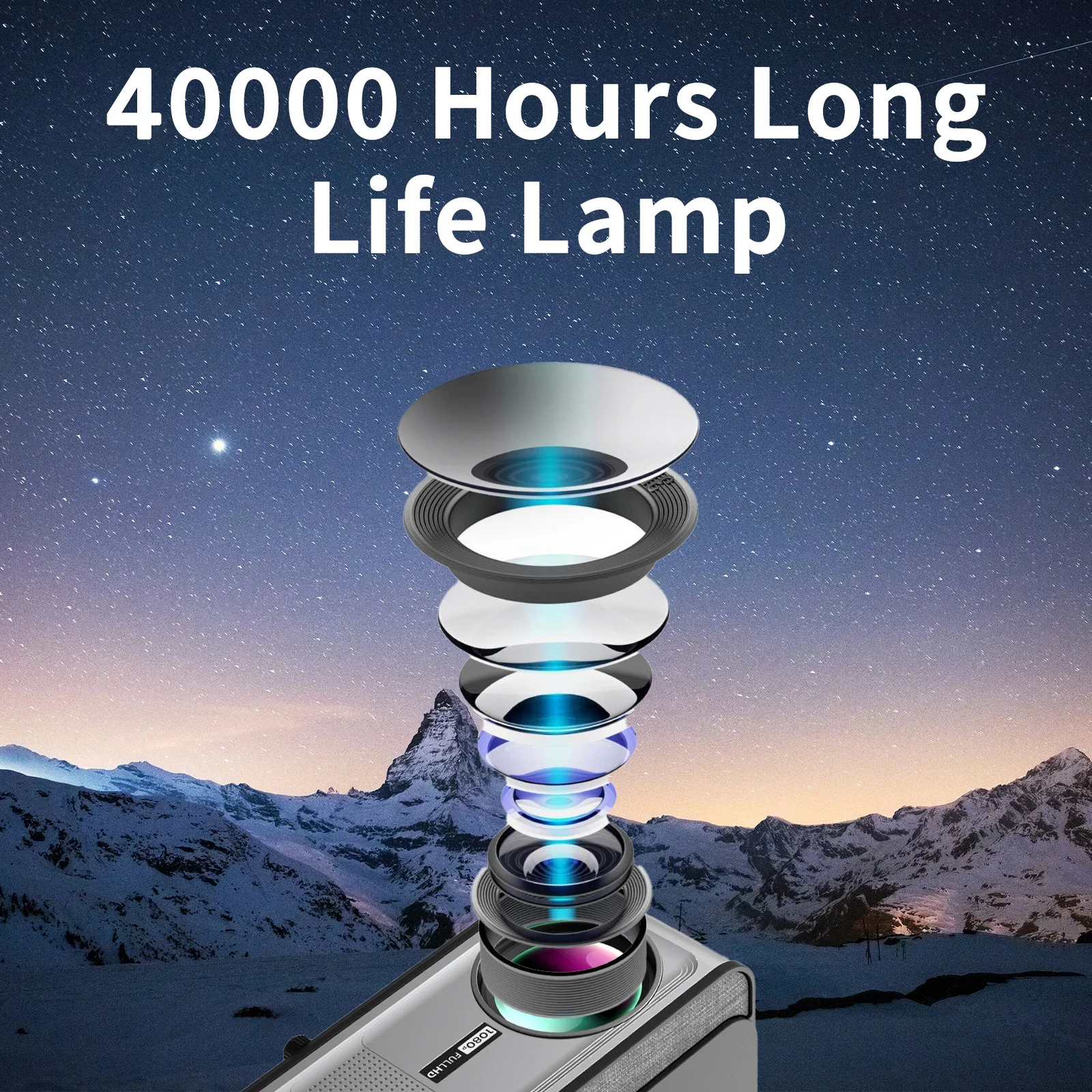 2025 Factory  Projector Native 1080P Home Cinema Mobile Phone 4K Full Hd Projectors Outdoor LED Video