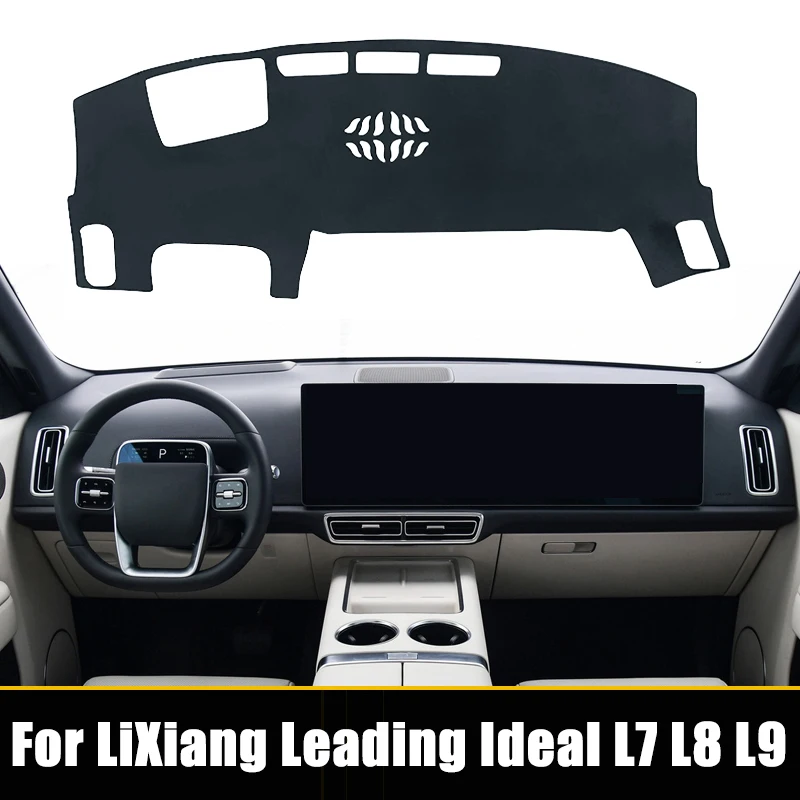 For Leading Ideal LiXiang L7 L8 L9 2022 2023 2024 HEV PHEV Car Dashboard Cover Avoid Light Pad Sun Shade Anti-UV Carpets Mat