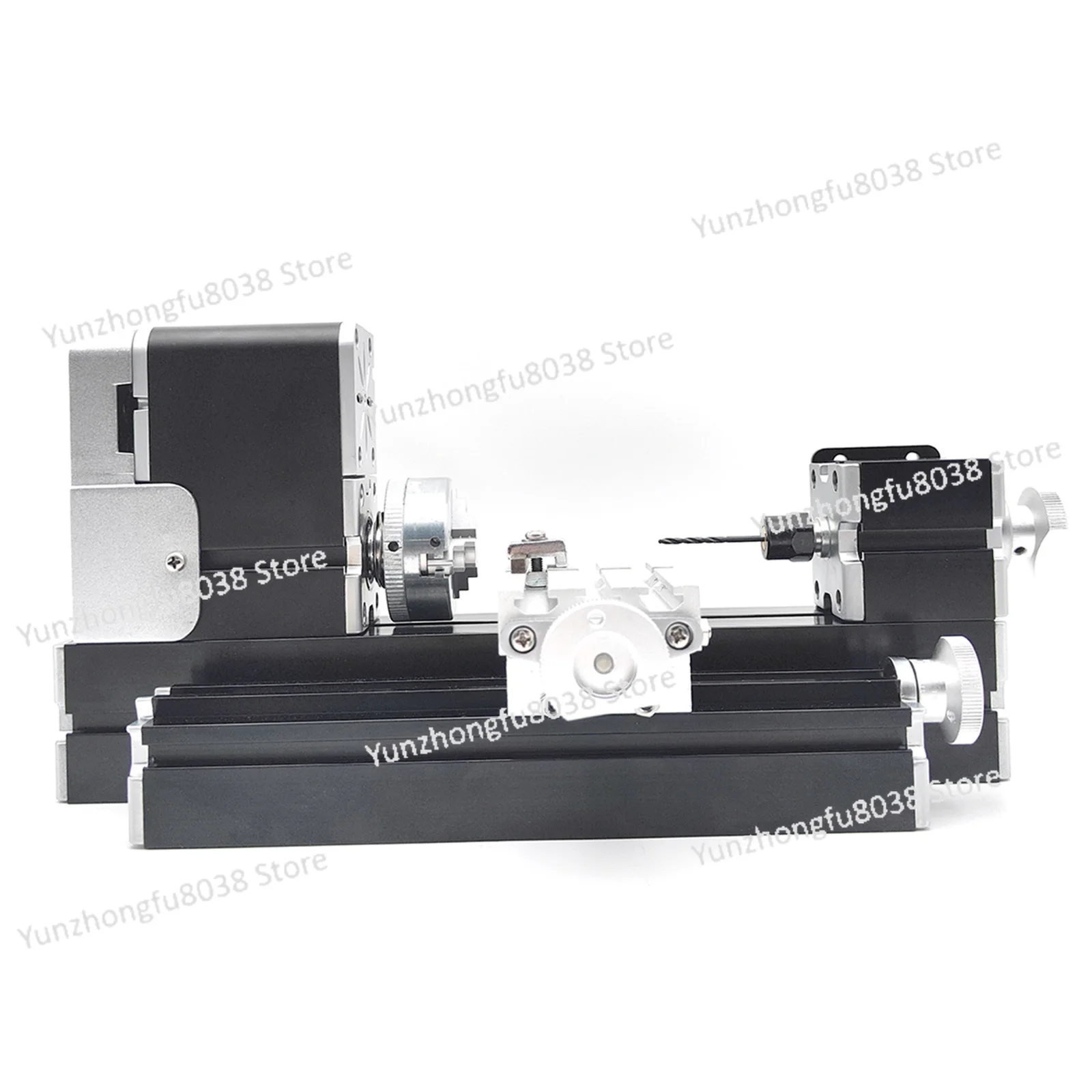 

Mini Micro Mechanical 60W Metal Lathe Machine Tools with Base for Carpentry in Wood,Soft Metal,Plexiglass,Plastic, etc