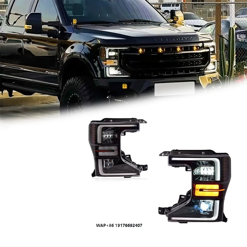 

FT Car Lights forFord F-250 Headlights 2020-2024 F250 LED Projetor Headlamp Daytime Running Light Automotive Accessories