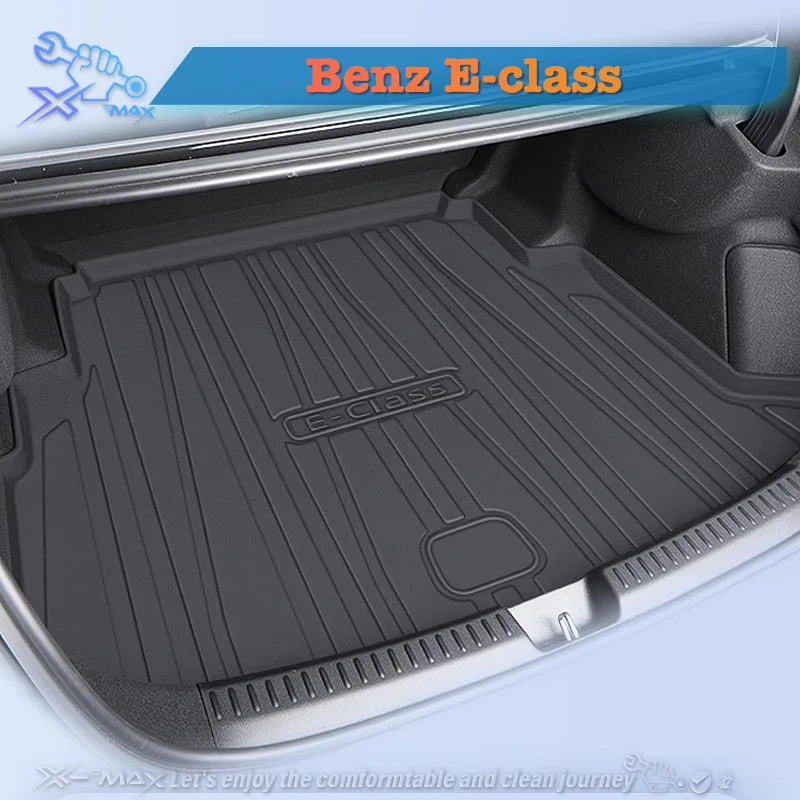 

For Benz E-CLASS e300L e260 2016-2025 Custom Fit Car Trunk Mat All Season Cargo Mat 3D Shaped Laser Measured Trunk Liners