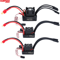 Surpass Hobby M Series Brushless ESC 35A 45A 60A Waterproof 2-3S for 1/10 1/14 RC On/Off-road Buggy Monster Car 3650 F540 Motor