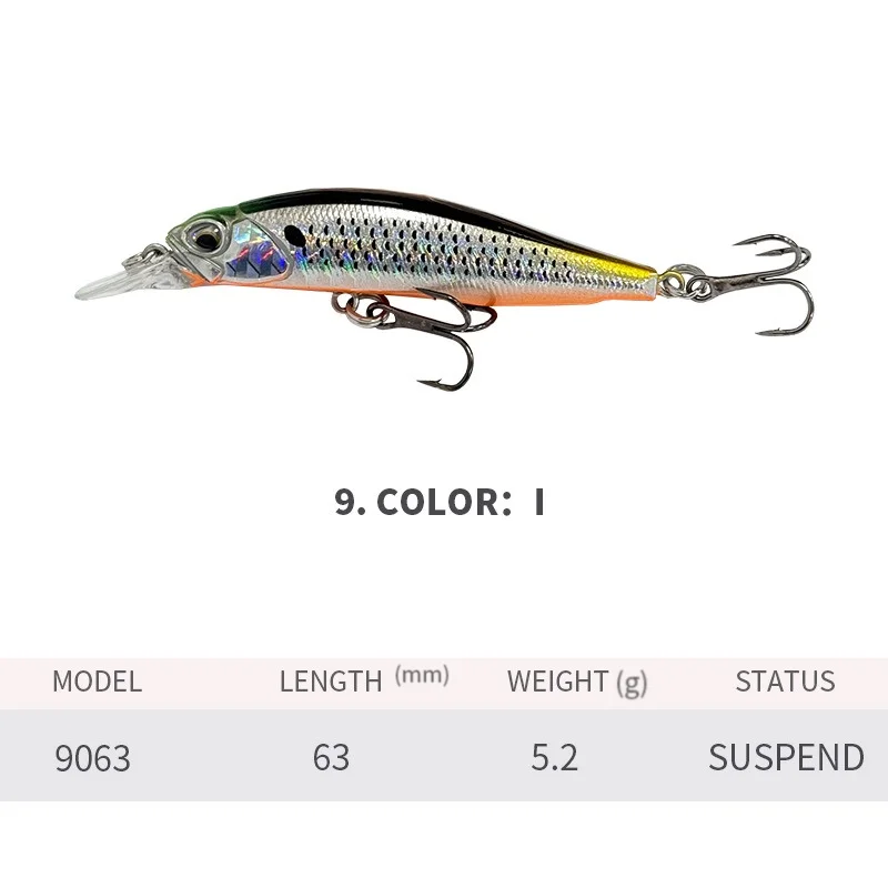 BILLINGS 1 Stück schwimmender künstlicher Köder – 63 cm/5,2 g Mikro-Angelköder für Süß- und Salzwasser, praktisches Angelzubehör – Detail 15