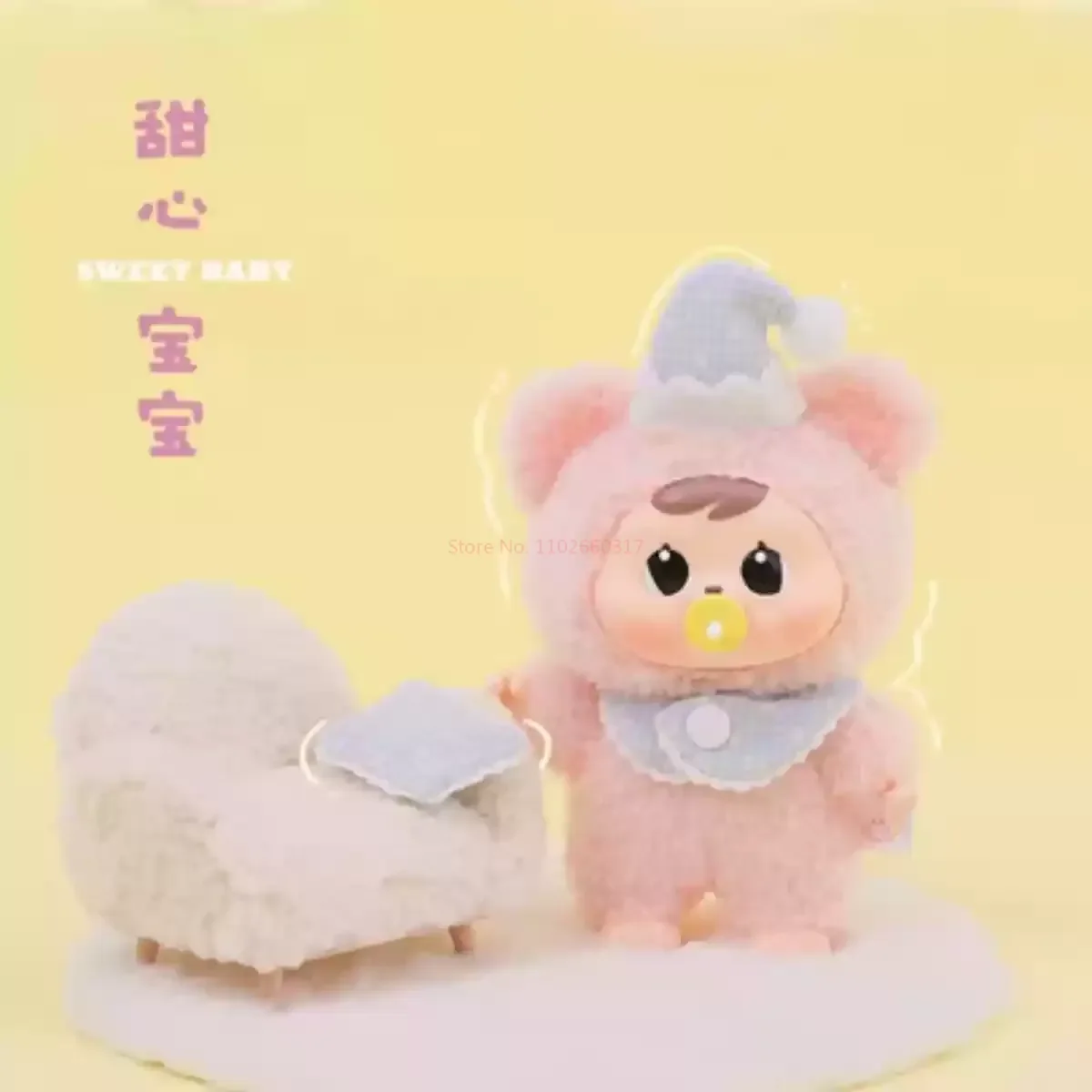 Kotak buta boneka Kawaii Bao Ao Hug 2 generasi kedua Goodnight Series Baby Vinyl ornamen buatan tangan lucu trendi bermain hadiah mainan