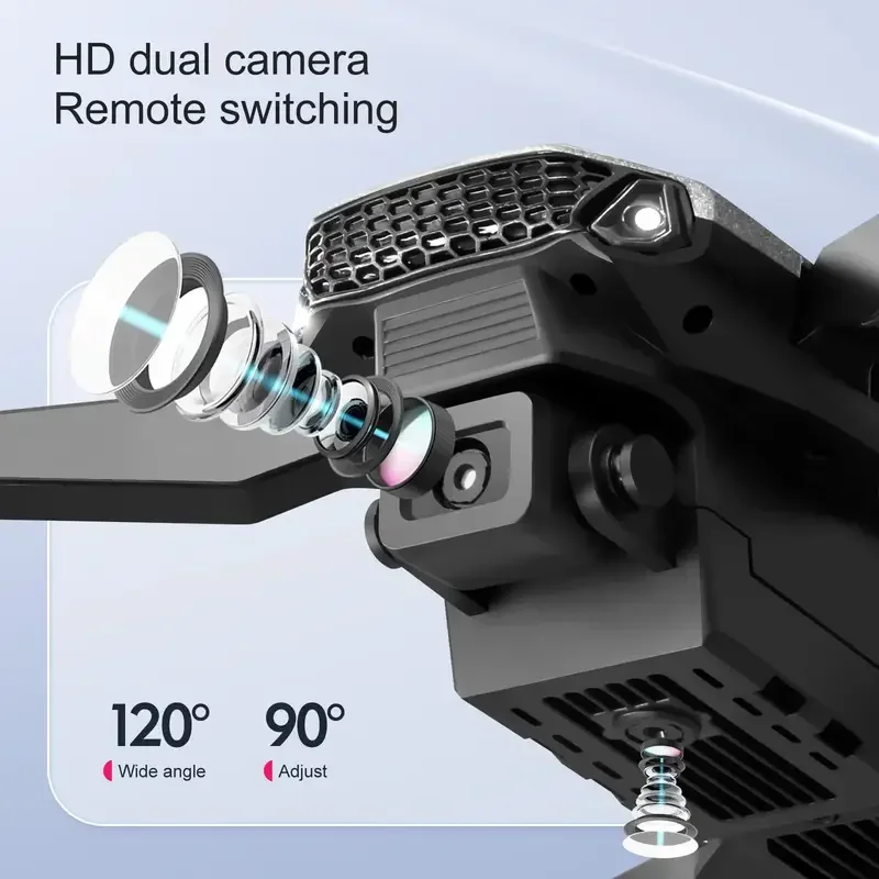 新しい S91 RC 360 °   レーザー障害物回避ドローン 8K HD デュアルカメラ 5G WiFi FPV ブラシレスモーター GPS リターン RC クワッドコプター ドローンおもちゃ