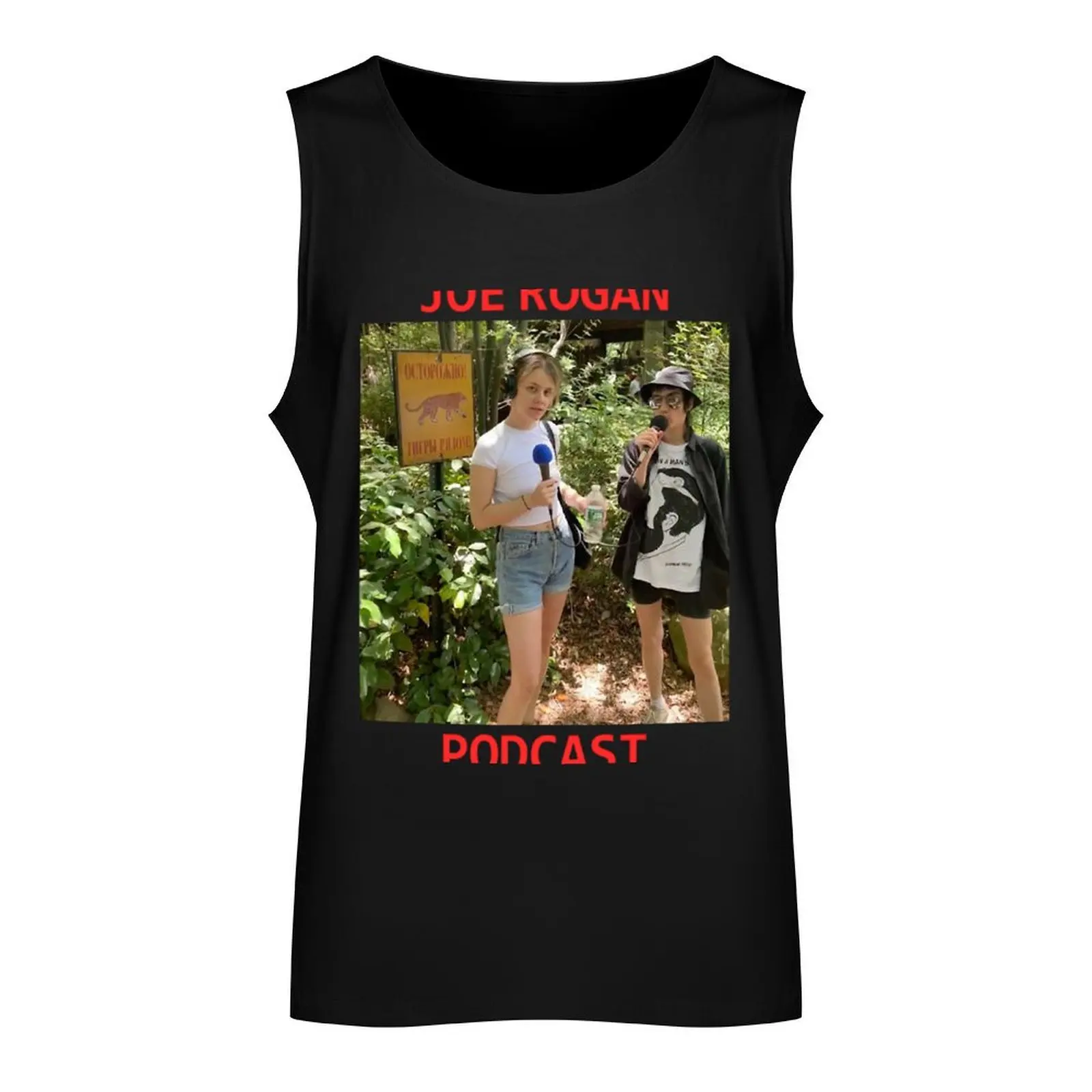 RED SCARE PODCAST - JOE ROGAN PODCAST Tank Top men gym clothing Male vest gym shirt men