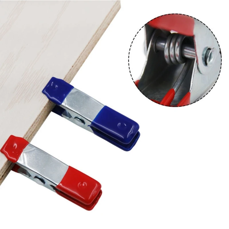 10 Chiếc Lò Xo Kim Loại Kẹp Tay Cầm Bằng Nhựa 2 Inch Kẹp Lò Xo Nhựa Mềm
