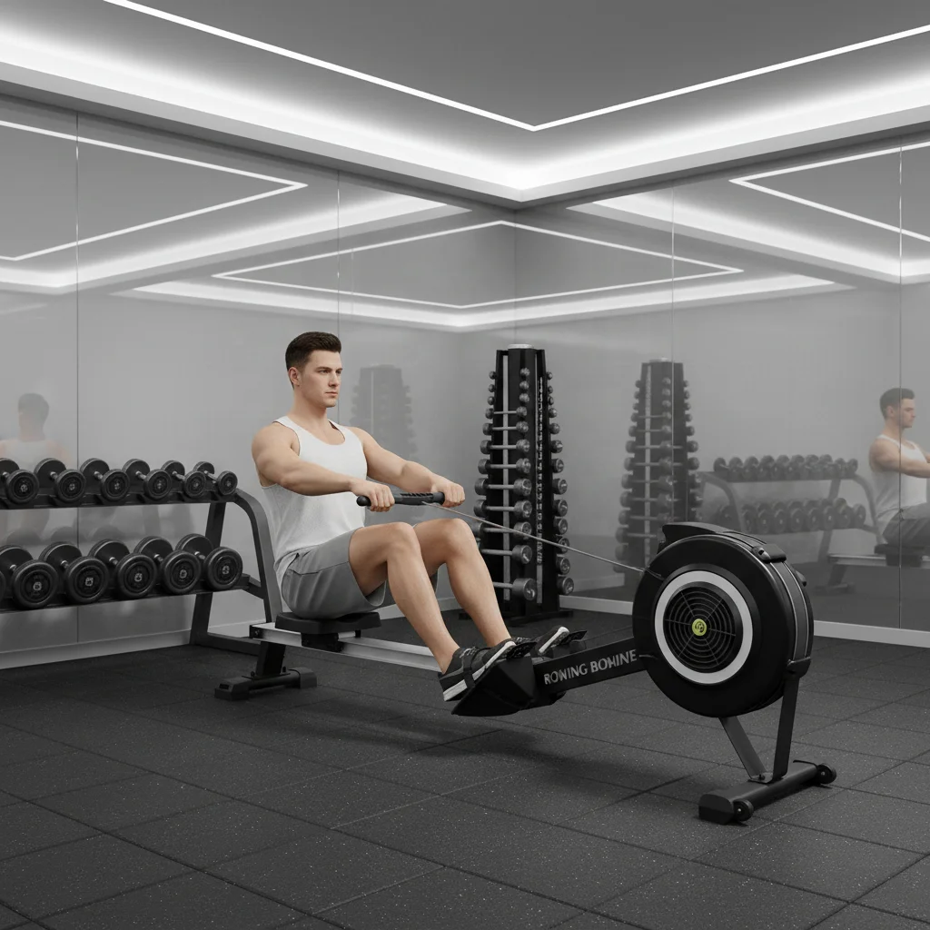 In Stock-Gym Equipment Factory-Made Easy-to-Operate Home Use Rowing Machine