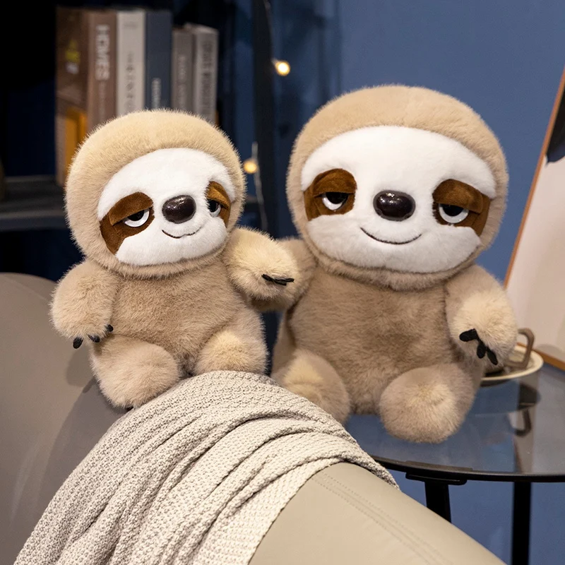 

22cm/32cm Creative Toys Forest Animals Chubby Sloth Plush Doll Pillows Soft Filling Cute Playful Shapes Good Christmas Gifts
