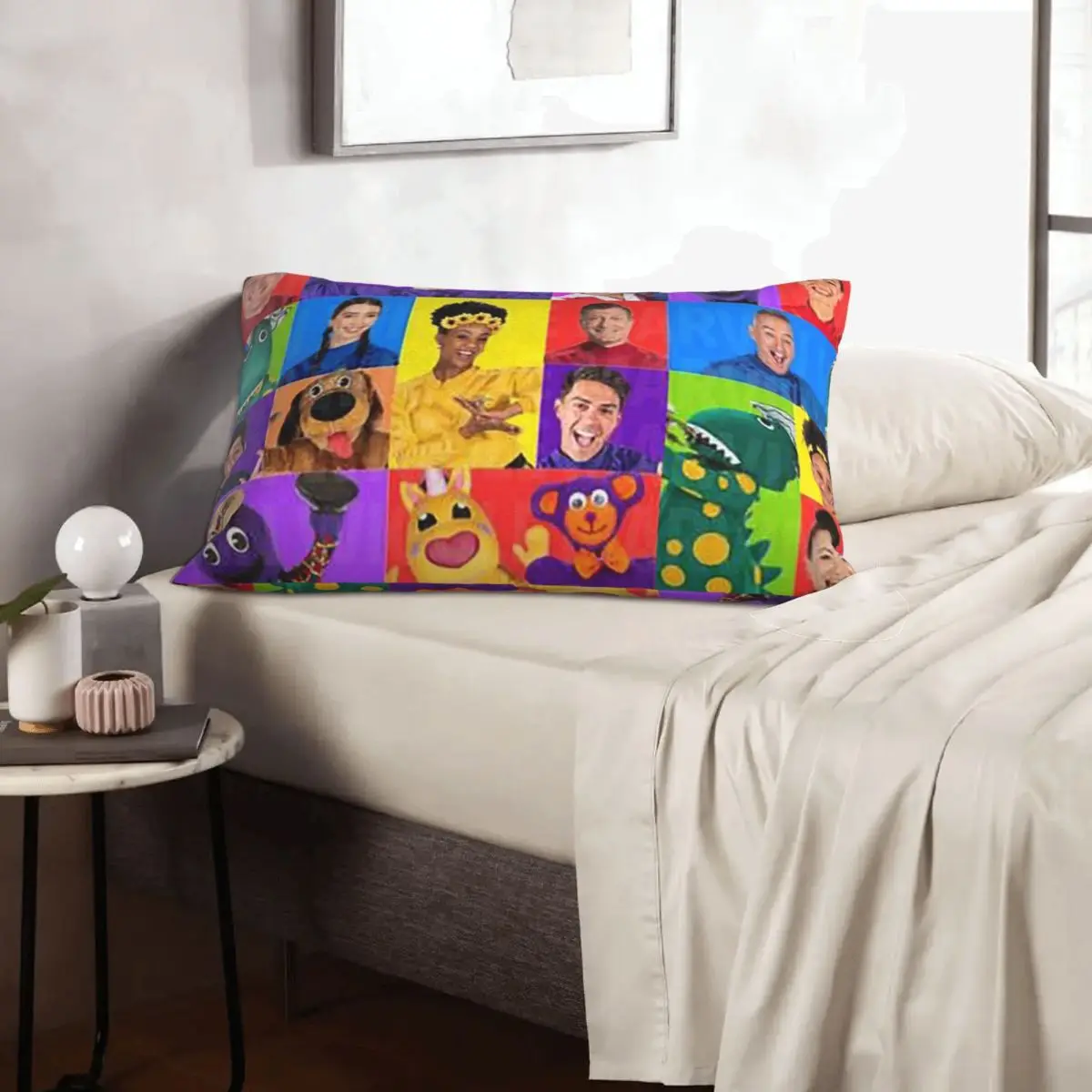 The Wiggles Tv Show Music Band Rectangle Pillowcase غطاء الوسادة ديكور غرفة النوم سرير المنزل الراحة رمي وسادة