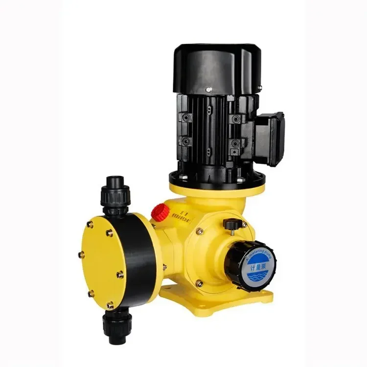 Pompa dosatrice a membrana di buona qualità che dosa la pompa dosatrice regolabile per il trattamento delle acque reflue resistente agli acidi e agli alcali