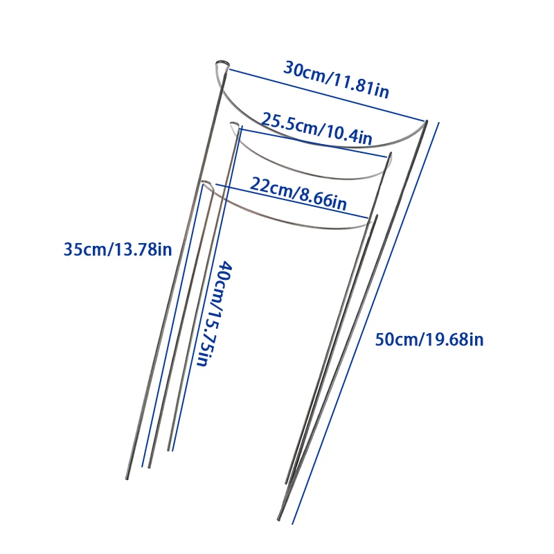 1 szt. Wysokiej jakości podpory do roślin ogrodniczych stojak na kwiaty ochrona wielokrotnego użytku narzędzie mocujące artykuły ogrodnicze do