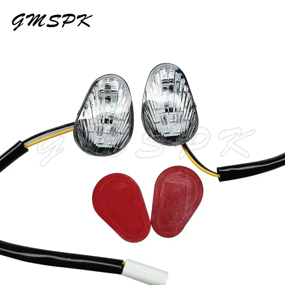 2PCS Turn Signals LED Indicator Motorcycle accessories Flashing Lights Flush Fit for Yamaha YZF R1 R6 R6S FZ6 & FZ Fazer