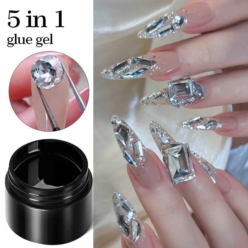 BORN PRETTY 5ML 5 in 1 Top Coat Wave Liner Gel Nagellack Semi Permanent Malerei Zeichnung Maniküre Lack Nail art Liner Kleber